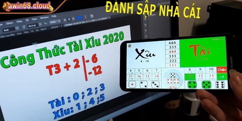 Công thức Tài Xỉu Awin68 dạng cầu bệt