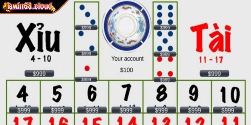 Tính tần suất xuất hiện Tài - Xỉu theo tổng